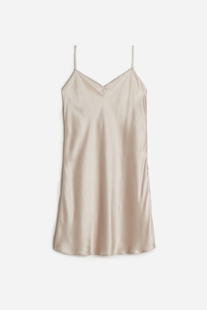 Natural Intimissimi Silk Slip | CAJZR32698